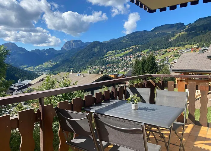 아파트 Alpina Al4 Mountain & Quiet 4 Pers Châtel
